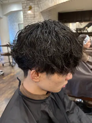 パーマ メンズ noa 似合わせ︰ 透明感︰韓国風のヘアスタイル