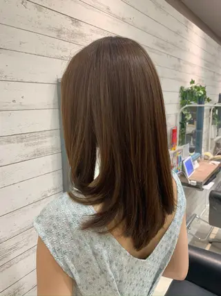 セミロング 内藤　宏紀 tidasmileのヘアスタイル