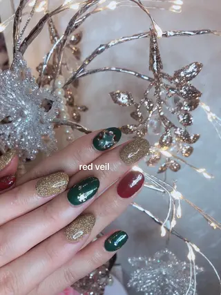 ミディアム ネイル 長さ出し専門 nynaのネイルデザイン