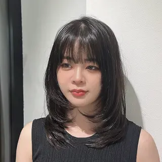 セミロング カラー Savoir GRANMASH【サヴォア　グランマッシュ】所属・レイヤー/グレージュ メンズパーマのヘアスタイル