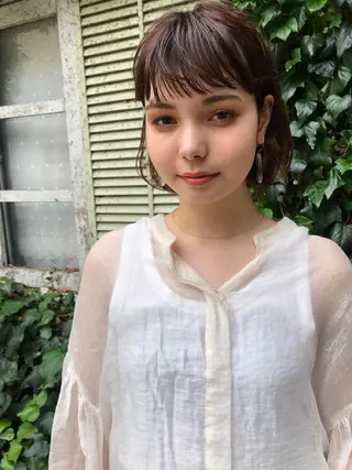ショート さかい なつみのヘアスタイル