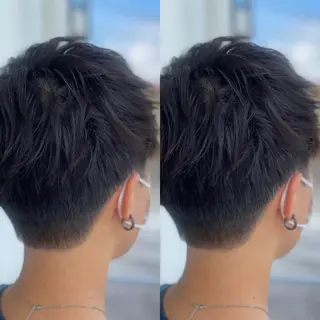 ショート Snaly カラー特化ページのヘアスタイル