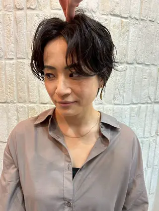 ショート emiwo石川町所属・増田 耀のヘアスタイル