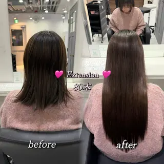ロング 🦋REISA🦋 エクステ×ハイトーンのヘアスタイル