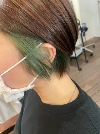 ショート アイブロウ◎ rista藤岡佳世のヘアスタイル