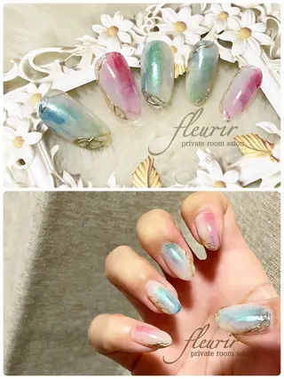 ネイル フルリール 【プライベートサロンのネイルデザイン
