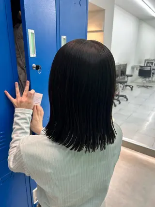 ミディアム 大阪中津カットモデル 🎀植嶋実歩のヘアスタイル