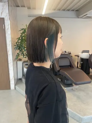 ミディアム カラー Masena所属・💎韓国風レイヤー /ボブ💎Namiのヘアスタイル