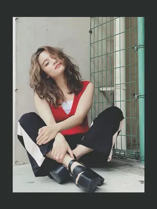 セミロング 【指名No1】飯塚 宏美のヘアスタイル