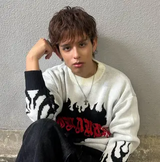 メンズ レイヤーカット/艶髪 /パーマaikoのヘアスタイル