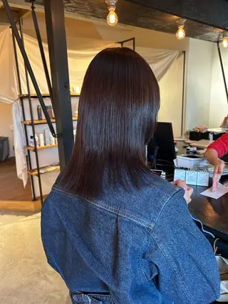 カラー 岡崎/暖色カラー/ デザイン/さらのヘアスタイル