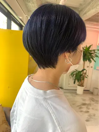 ショート 高明度ハイトーン× ショート/莉音🧤のヘアスタイル