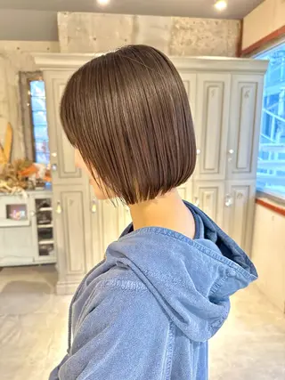 ショート sea by luvismけやき通り2号店所属・ボブ/ショート/ 縮毛矯正/岸本恭明のヘアスタイル