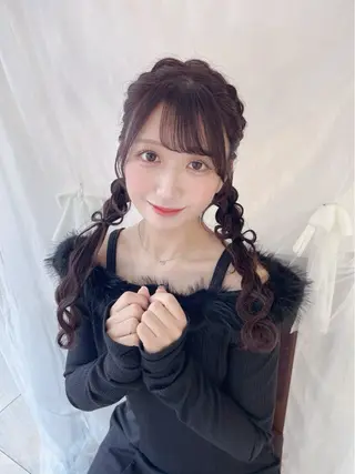 ロング かわいい盛れ🎀池袋 / みい♡のヘアスタイル