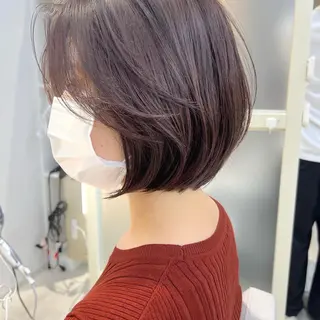 ショート カラー レイヤー専門家 ダブルカラー修のヘアスタイル