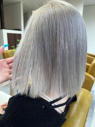 ミディアム カラー 松本 菜那のヘアスタイル