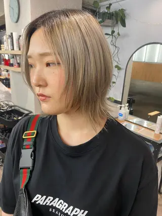 ショート カラー ヘアアレンジ XENA表参道 MIKUのヘアスタイル
