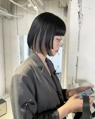 ショート カラー 🔥ボブ／レイヤー／ shingoのヘアスタイル