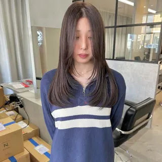 ロング カラー はちすか るかのヘアスタイル