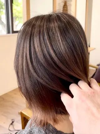 ショート カラー KIZU 髪質改善 オカルト怪談のヘアスタイル