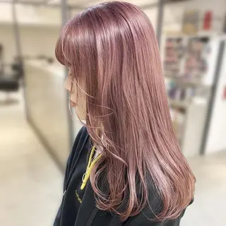 カラー セミロング SOURCE 高槻/ モデル募集中💎のヘアスタイル