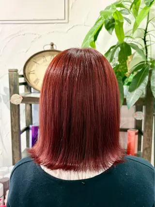 セミロング カラー 髪質改善🌿‬/艶感 /髙木 優人のヘアスタイル