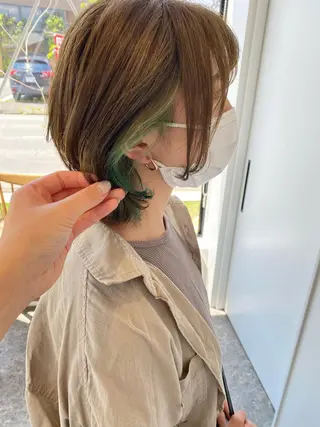 ショート ヤマグチ ナツキのヘアスタイル