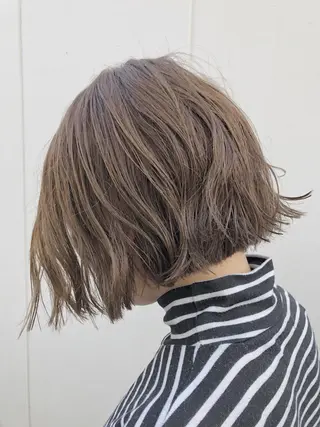 ショート カラー ノグチ ユウキ/ボブのヘアスタイル