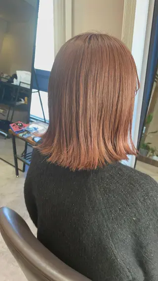 ミディアム カラー ボブ/髪質改善/ soiナカジママドリのヘアスタイル