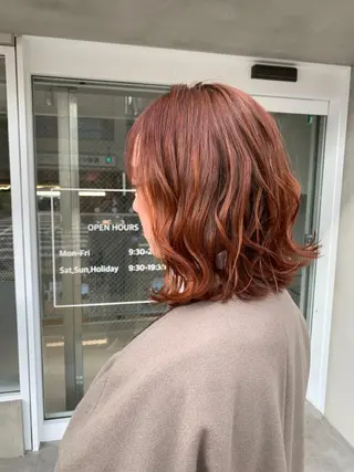 カラー 韓国ヘア/耳ツボジュ エリー♡ayumuのヘアスタイル