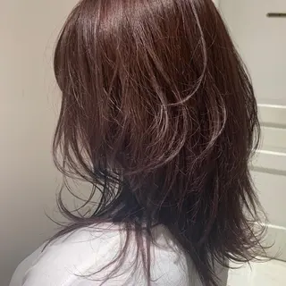 ミディアム カラー ヘアアレンジ SALOWIN原宿ash店所属・憧れの艶ハイトーンへ 🌙サイダサキのヘアスタイル