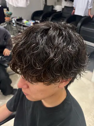 ショート パーマ メンズ 名古屋メンズパーマ /松井生のヘアスタイル