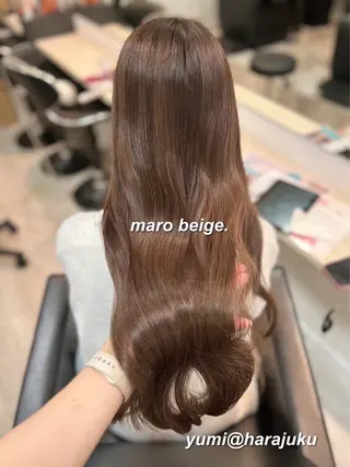 ロング カラー パーマ ヘアアレンジ メンズ ワット 原宿のヘアスタイル