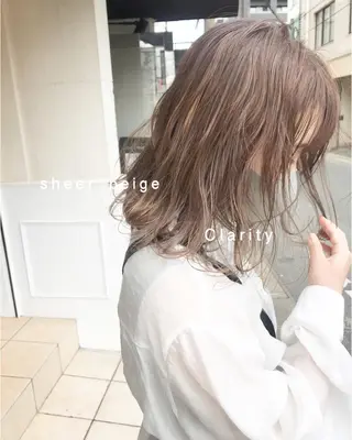 ミディアム Musiiik hairのヘアスタイル