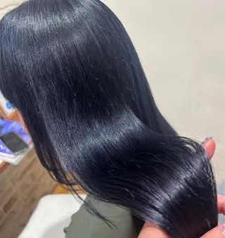 ロング ハイトーン/ ダブルカラー/透明感のヘアスタイル