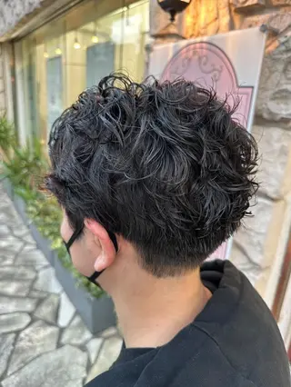 ショート メンズ メンズパーマ屋さん /yuki☃️💭のヘアスタイル