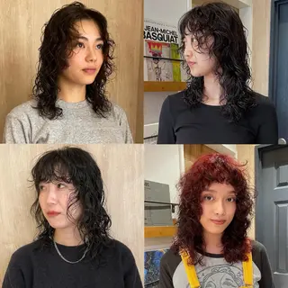 セミロング パーマ パーマ指名No1 /namiのヘアスタイル