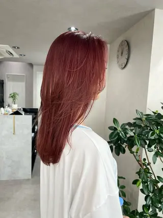 ロング カラー 艶ボブ🤎ボブパーマ 透明感カラー\メンズのヘアスタイル