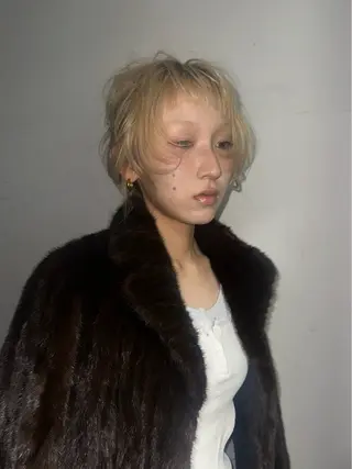 カラー ヘアアレンジ 松本 雪愛のヘアスタイル