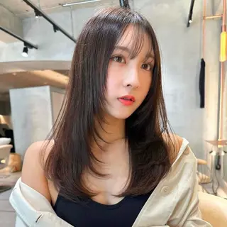 ロング 髪質改善/縮毛矯正 松原和志のヘアスタイル