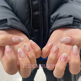 ネイル 🫧飛山琉桜/二条 ネイルアート/束感のマツエク・マツパデザイン