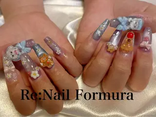 ロング Re:Nail Formula所属・kido chieのネイルデザイン