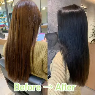 ロング カラー Kana 🍋 ハイトーン【高円寺】のヘアスタイル