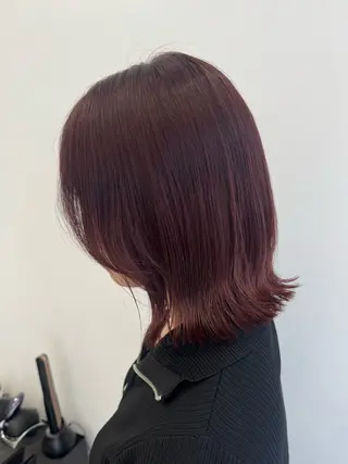 ミディアム 原宿 艶カラー🫧 ちり🍎のヘアスタイル
