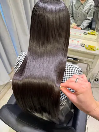 ミディアム 🟠髪質改善縮毛矯正 YUTO🟠のヘアスタイル