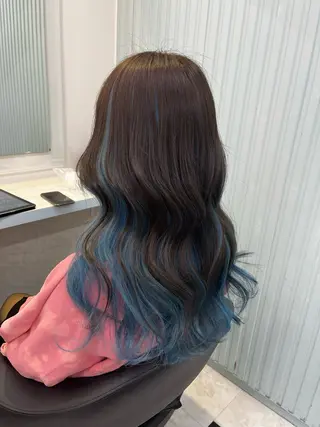 ロング カラー ブリーチカラー 🩵MIZUKIのヘアスタイル