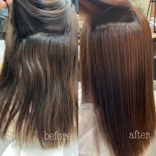 ミディアム 坂本 菜摘のヘアスタイル