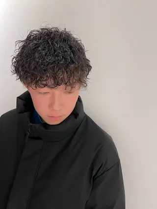 パーマ メンズ 篠原 海のヘアスタイル