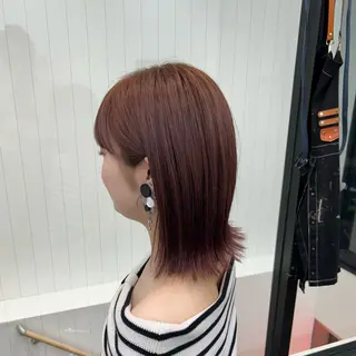 ミディアム カラー COEUR🧡 山下　優花のヘアスタイル