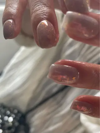 ミディアム ネイル SALON VILLAGE AOYAMA 2nd.所属・NAKAMURA HARUKAのネイルデザイン